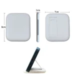 HE-C098 Multi-Functional USB Adapter Charging Cable Kit With Makeup Mirror & Phone Holder, HE-C098 Black, HE-C098 White - Image 3