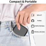 HE-C098 Multi-Functional USB Adapter Charging Cable Kit With Makeup Mirror & Phone Holder, HE-C098 Black, HE-C098 White - Image 7