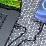 HE-C098 Multi-Functional USB Adapter Charging Cable Kit With Makeup Mirror & Phone Holder, HE-C098 Black, HE-C098 White - Image 9