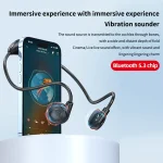 M2 Bone Conduction Earphones Running Stereo To Ear Bluetooth Earphones - Image 7