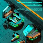 N35 TWS Colorful Light In-Ear Low Latency Wireless Bluetooth Game Earphones, Digital Display, Non-digital Display - Image 8