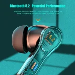 N35 TWS Colorful Light In-Ear Low Latency Wireless Bluetooth Game Earphones, Digital Display, Non-digital Display - Image 10