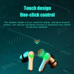 N35 TWS Colorful Light In-Ear Low Latency Wireless Bluetooth Game Earphones, Digital Display, Non-digital Display - Image 5