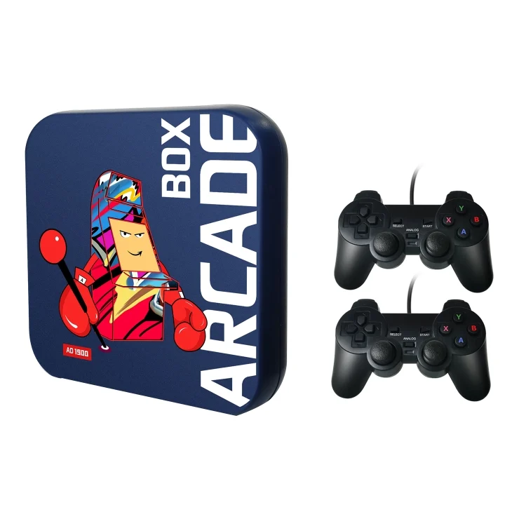 For PS1/PSP/N64/DC Wired Video Game Machine Box 4K HD Display, US Plug, 64G US Plug, 128G US Plug, 256G US Plug
