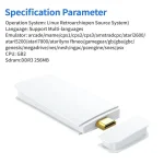 M15 HDMI HD 4K TV Dual Handle Game Console, M15 32G 10000 Games, M15 64G 20000 Games, M15 128G 30000 Games - Image 6