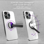 Aluminum Alloy Mobile Phone Bracket Ultra-thin Rotating Back Stick Lollipop Mirror Bracket - Image 3