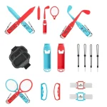 IPLAY HBS-506 For Switch 18 In 1 Lightsaber + Golf Racket + Grip Somatosensory Sports Set, IPLAY 18 In 1 - Image 2