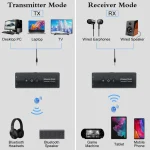 3 In 1 Bluetooth 5.0 Adapter TV Computer Wireless Audio Receiving Transmitter - Image 14