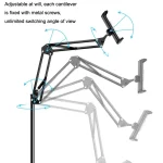 175cm Mobile Phone Tablet Live Broadcast Bedside Lifting Bracket, 175cm Cantilever Floor Model (White), 175cm Floor Model (White), 175cm Telescopic Cantilever Model (Black)... - Image 2