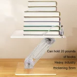 Student Desktop Reading Rack Transparent Acrylic Tablet Stand, A Model Liftable, B Model - Image 3