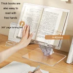 Student Desktop Reading Rack Transparent Acrylic Tablet Stand, A Model Liftable, B Model - Image 5