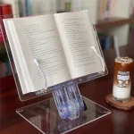 Student Desktop Reading Rack Transparent Acrylic Tablet Stand, A Model Liftable, B Model - Image 8