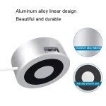 For Apple Pencil 1 3 USB Port Charging Aluminum Base, A48-2 Silver - Image 3