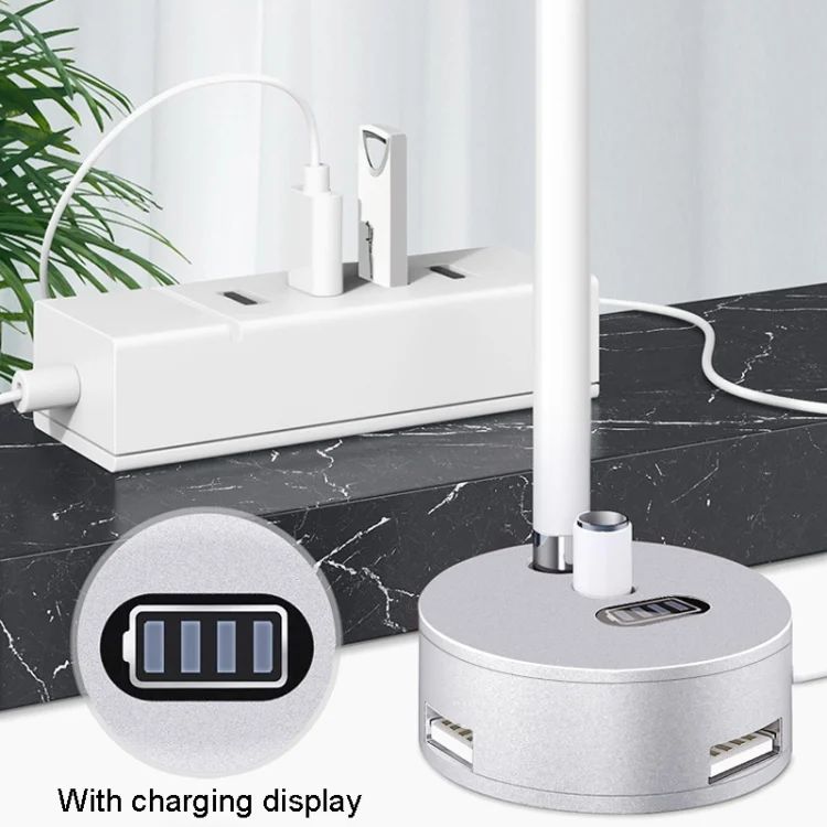TBD06037669_B4.webp For Apple Pencil 1 3 USB Port Charging Aluminum Base, A48-2 Silver - Image 5