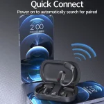 Air Conduction Ear-Hanging LED Digital Display Wireless ENC Noise Reduction Sports Bluetooth Earphones, XG33 - Image 6