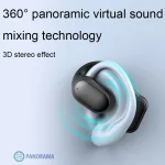 Air Conduction Ear-Hanging LED Digital Display Wireless ENC Noise Reduction Sports Bluetooth Earphones, XG33 - Image 10