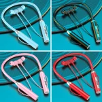 Wireless Hanging Neck Long Battery Life Sports Binaural Bluetooth Headset - Image 2