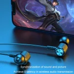 Wireless Hanging Neck Long Battery Life Sports Binaural Bluetooth Headset - Image 11