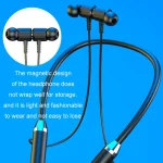 Wireless Hanging Neck Long Battery Life Sports Binaural Bluetooth Headset - Image 3