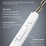 CVJ In Ear Wired Round Holes Universal Game Earphone, Green, Purple, Black - Image 6