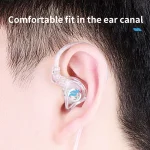 FZ In Ear Type Live Broadcast HIFI Sound Quality Earphone, With Mic White, White, With Mic Pink, Pink, With Mic Black, Black, With Mic Blue, Blue, With Mic Purple, Purple - Image 7