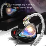CVJ In-Ear Earplug Style Resin Interchangeable Cable Earphone, Star Cloud, Star Domain, Star Cloud With Mic, Star Domain With Mic - Image 7
