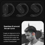 HD313 Earhook OWS Noise Reduction Bluetooth Earphone Subwoofer Sport Wireless Headset - Image 4