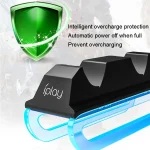 iplay HBP-289 For PS5 Game Handle Dual Seat Charger Touch Point Charging Base, HBP-289 - Image 3