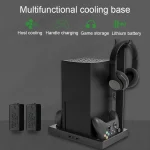 Iplay HBX-274 for Xbox Series X Host Multifunctional Heat Dissipation Base with Gamepad Double Charger - Image 4
