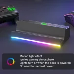 For Steam Deck Expansion Dock With Light Silicone Anti-Slip Base, ALST661 USB3.0+USB2.0 x 2, ALST660  Net Port Version USB2.0 x 2 - Image 2