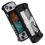 For ASUS Rog Ally Game Console PC+TPU Protective Case Cover With Bracket, PC+TPU Black+Transparent, PC+TPU White+Transparent - Image 7