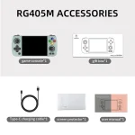 ANBERNIC RG405M Handheld Game Console 4 Inch IPS Touch Screen Aluminum Alloy Android 12 System, 128G+128G 3100+Games, 128G+256G 4000+Games - Image 4