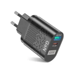 65W GaN Mobile Phone Charger PD Fast Charge Computer Adapter, Black EU Plug, Black UK Plug, Black US Plug, Black AU Plug, Black KR Plug