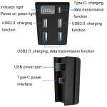 iplay HBP-308 For Sony PS5 5 in 1 Game Console USB3.0 HUB Connection Transmission Extender, For Sony PS5 - Image 3