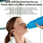 Ear Clip Type Sound Conduction Concept Bluetooth Earphone With Digital Display Charging Compartment, FK8 Blue, FK8 Black, FK8 White - Image 11