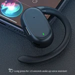 Hanging Ear External Sound Single Ear Stereo Bluetooth Earphone - Image 4