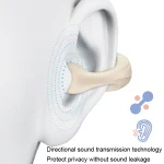 Single Ear Bone Conduction Bluetooth Earphone In-Ear Wearable Running Sports Mini, Single Ear (Pink), Single Ear (Blue), Single Ear (White), Single Ear (Skin Color), Single Ear (Black) - Image 10