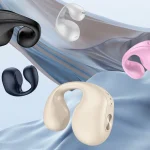 Dual Ear Bone Conduction Wireless Bluetooth Earphones Ear Clip Wear Mini Sport, Dual Ear (Pink), Dual Ear (Blue), Dual Ear (White), Dual Ear (Skin Color), Dual Ear (Black) - Image 2