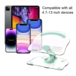 KF-Z11 Acrylic Tablet PC Mobile Phone Bracket Desktop Rotating Foldable Lazy Non-slip Phone Support Frame, KF-Z11 (Black), KF-Z11 (White), KF-Z11 (Pink), KF-Z11 (Green) - Image 4