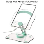 KF-Z11 Acrylic Tablet PC Mobile Phone Bracket Desktop Rotating Foldable Lazy Non-slip Phone Support Frame, KF-Z11 (Black), KF-Z11 (White), KF-Z11 (Pink), KF-Z11 (Green) - Image 6