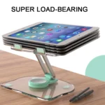 KF-Z11 Acrylic Tablet PC Mobile Phone Bracket Desktop Rotating Foldable Lazy Non-slip Phone Support Frame, KF-Z11 (Black), KF-Z11 (White), KF-Z11 (Pink), KF-Z11 (Green) - Image 9