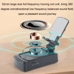 3 in 1 Multi-functional Desktop Mobile Phone Telescopic Bracket Bluetooth Audio - Image 4