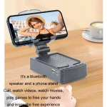 3 in 1 Multi-functional Desktop Mobile Phone Telescopic Bracket Bluetooth Audio - Image 6