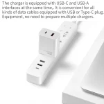 Original Xiaomi 35W USB-C+USB-A Fast Charge Portable Dual Port Charger(1C+1A), US Plug, 35W - Image 3