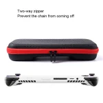 For ASUS ROG Ally Game Console Portable PU Waterproof Storage Box, Storage Box (Red) - Image 4