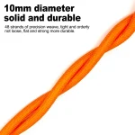 10mm Thick Rope Mobile Phone Lanyard Spacer Adjustable Anti Theft Phone Strap, NO.1 Orange, NO.2 Fluorescence Rose Red, NO.3 Fluorescence Green, NO.4 Classic Black, NO.5 Green and Blue... - Image 5