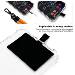 10mm Thick Rope Mobile Phone Lanyard Spacer Adjustable Anti Theft Phone Strap, NO.1 Orange, NO.2 Fluorescence Rose Red, NO.3 Fluorescence Green, NO.4 Classic Black, NO.5 Green and Blue... - Image 7