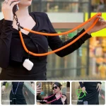 10mm Thick Rope Mobile Phone Lanyard Spacer Adjustable Anti Theft Phone Strap, NO.1 Orange, NO.2 Fluorescence Rose Red, NO.3 Fluorescence Green, NO.4 Classic Black, NO.5 Green and Blue... - Image 8