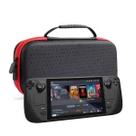 For Steam Deck Game Console Storage Bag Waterproof and Drop-proof with Interlayer, PU Bag