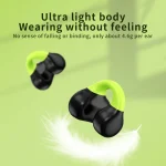 Business Binaural Digital Display Clip-On Bluetooth Earphone With Charging Compartment - Image 2